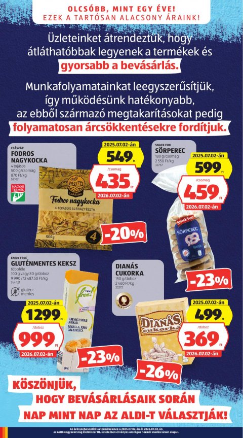 ALDI akciós újság