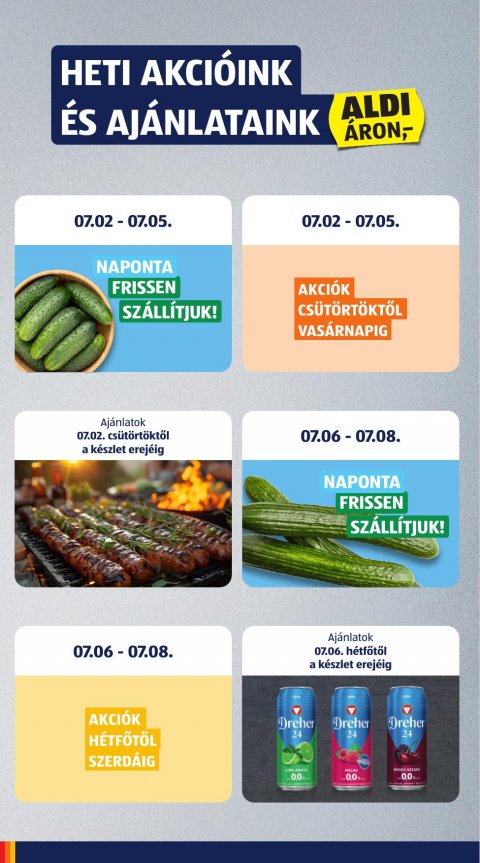 ALDI akciós újság