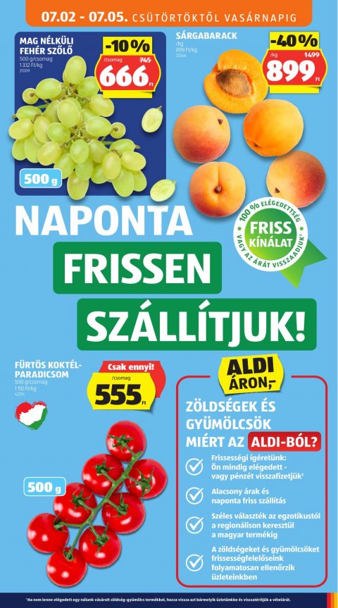 ALDI akciós újság