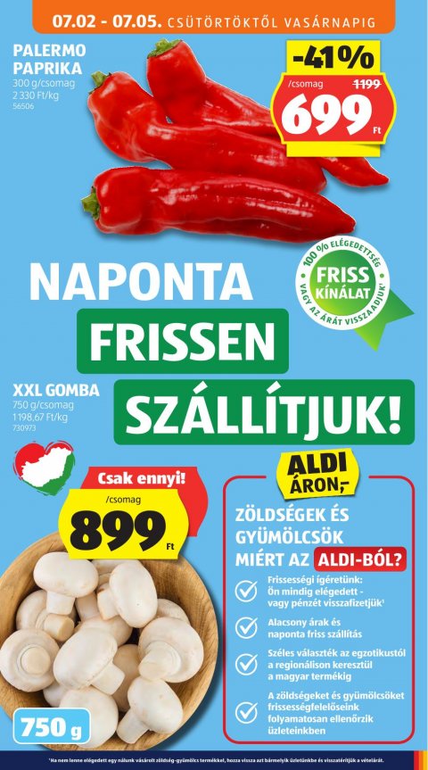 ALDI akciós újság