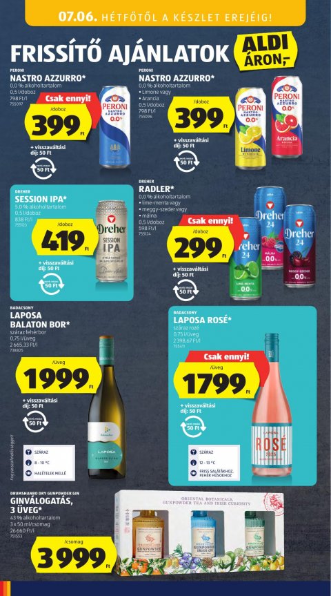 ALDI akciós újság