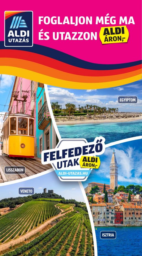 ALDI Utazás akciós újság
