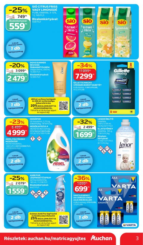 AUCHAN Hipermarket akciós újság