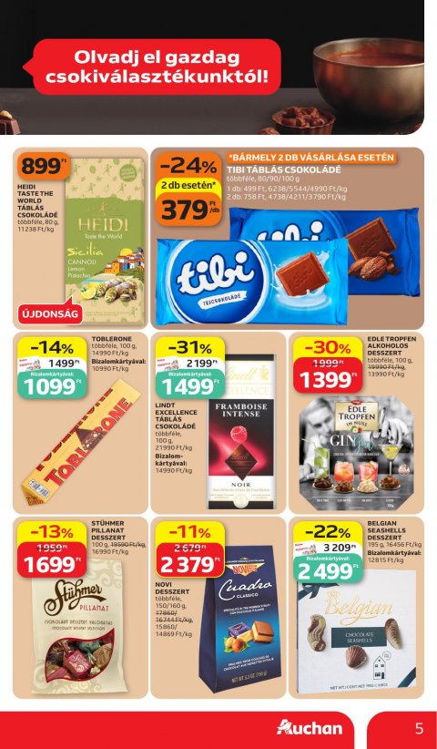 AUCHAN Hipermarket akciós újság