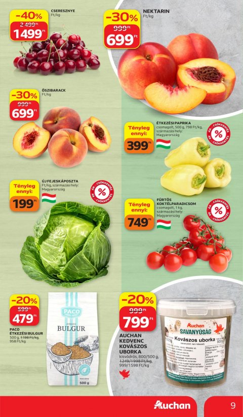 AUCHAN Hipermarket akciós újság
