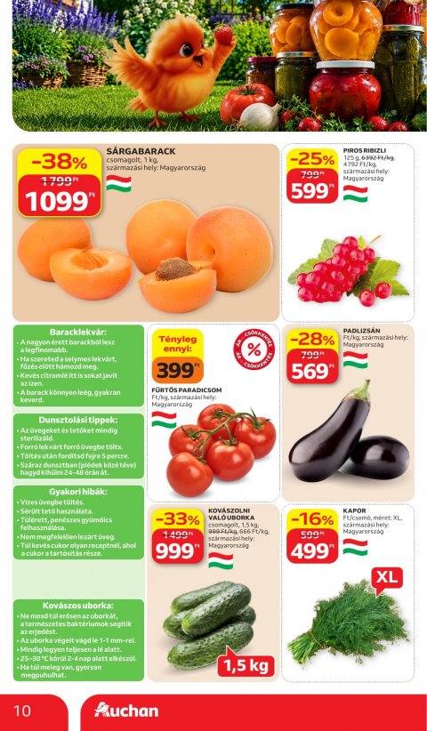 AUCHAN Hipermarket akciós újság