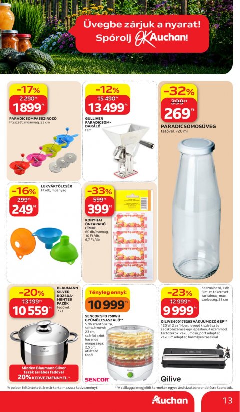 AUCHAN Hipermarket akciós újság