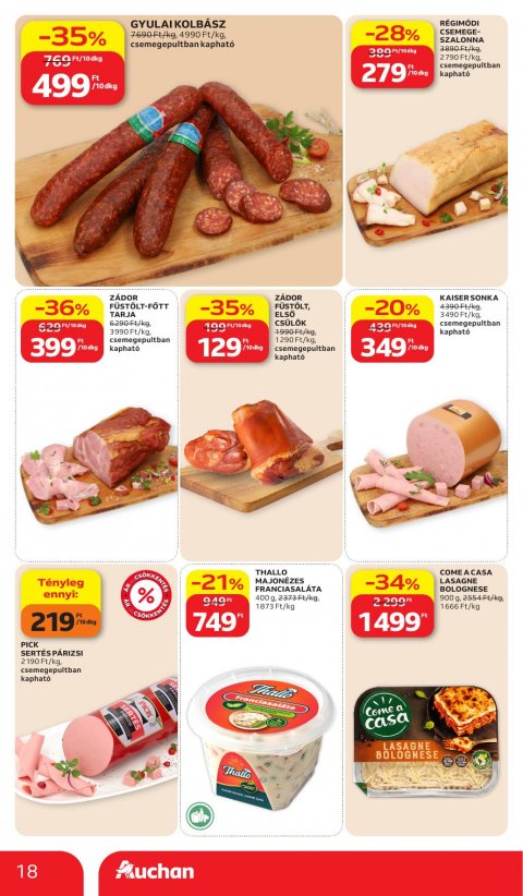 AUCHAN Hipermarket akciós újság
