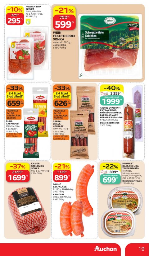 AUCHAN Hipermarket akciós újság