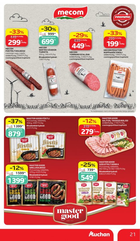 AUCHAN Hipermarket akciós újság