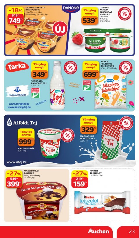 AUCHAN Hipermarket akciós újság