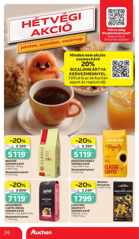 AUCHAN Hipermarket akciós újság