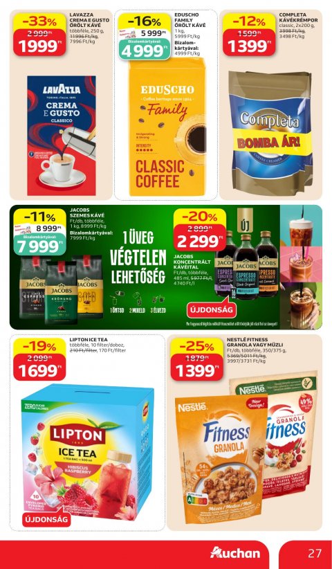 AUCHAN Hipermarket akciós újság
