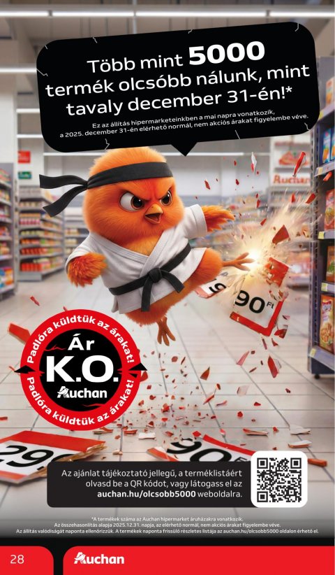 AUCHAN Hipermarket akciós újság