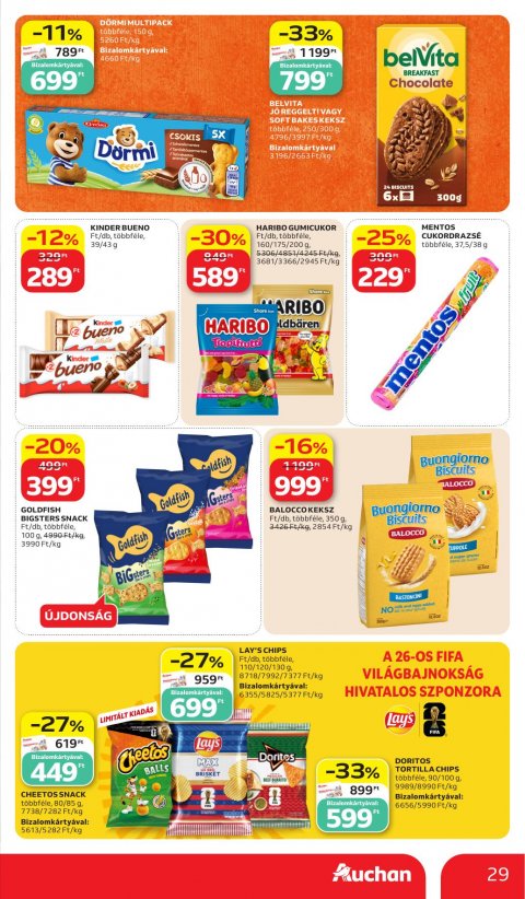 AUCHAN Hipermarket akciós újság