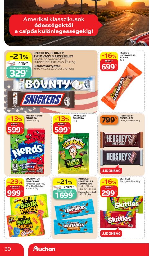 AUCHAN Hipermarket akciós újság