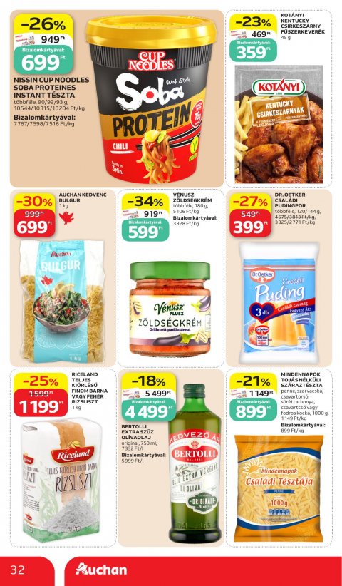 AUCHAN Hipermarket akciós újság