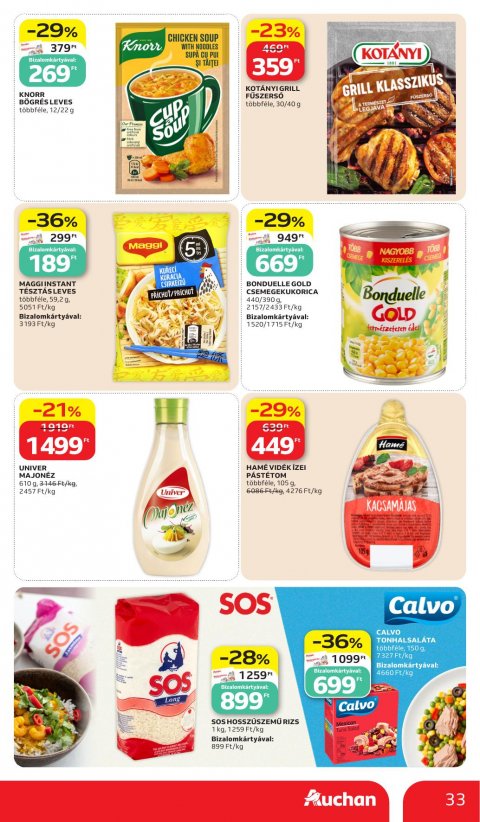 AUCHAN Hipermarket akciós újság