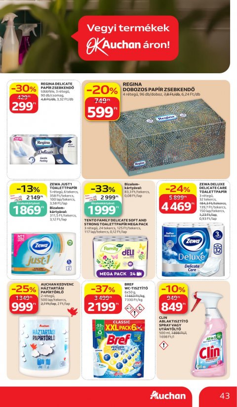 AUCHAN Hipermarket akciós újság