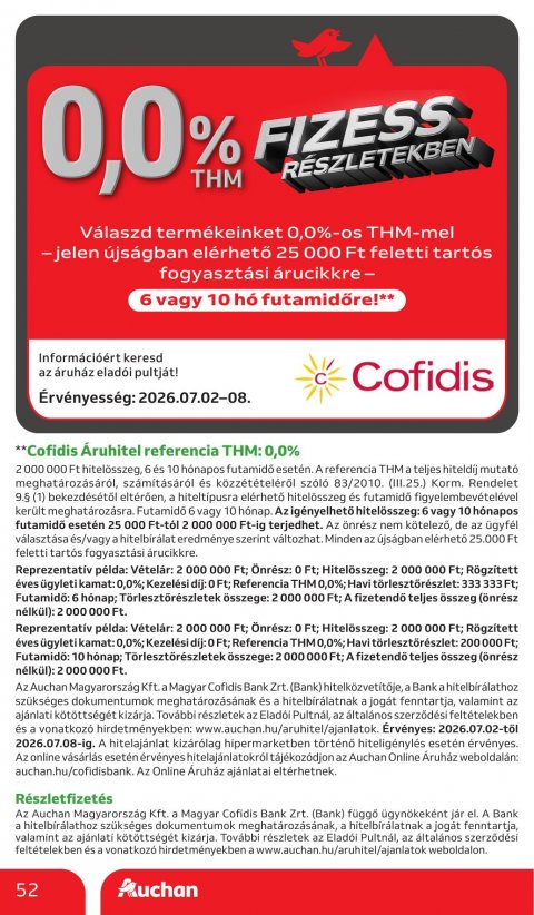 AUCHAN Hipermarket akciós újság