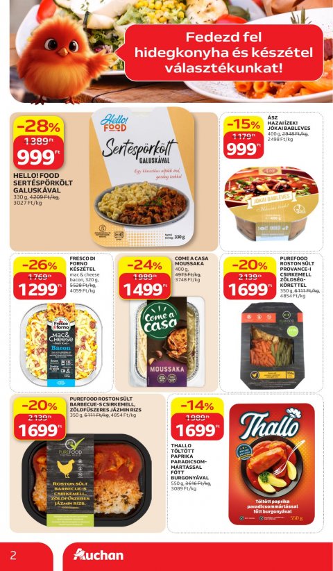 AUCHAN Hipermarket Hidegkonyha akciós újság