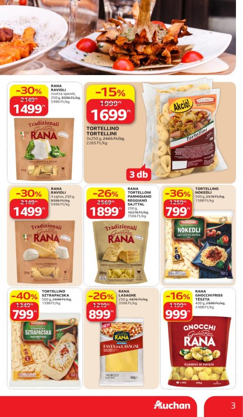 AUCHAN Hipermarket Hidegkonyha akciós újság