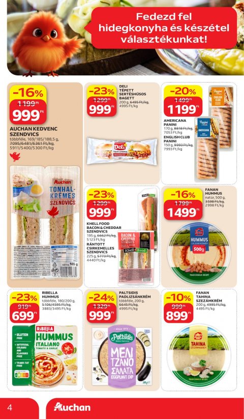 AUCHAN Hipermarket Hidegkonyha akciós újság
