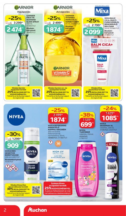 AUCHAN Hipermarket Szépség akciós újság