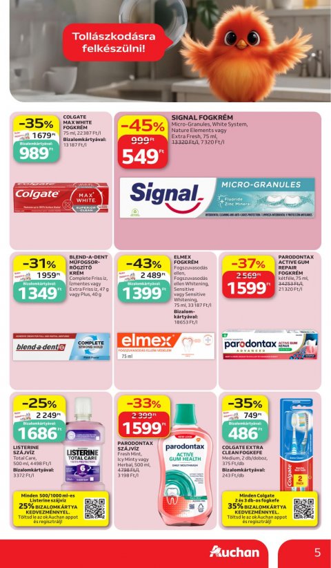AUCHAN Hipermarket Szépség akciós újság