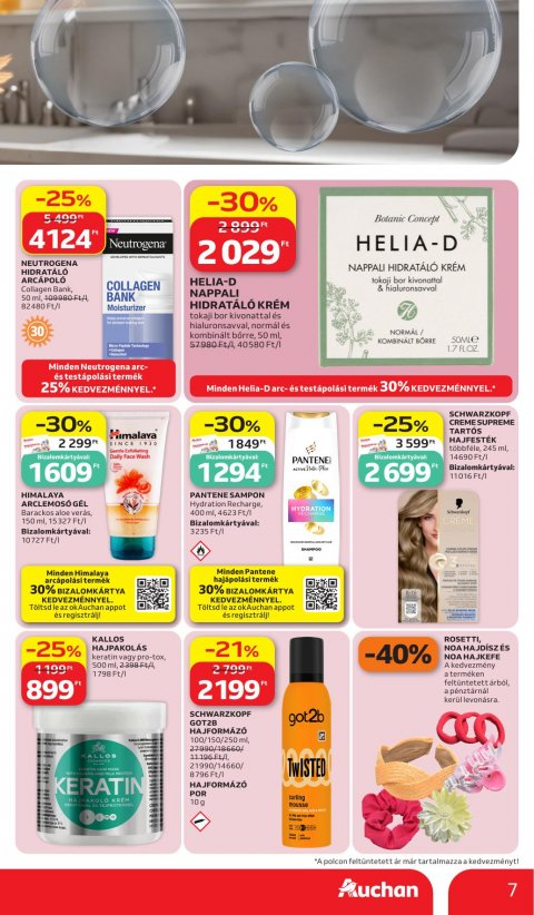 AUCHAN Hipermarket Szépség akciós újság