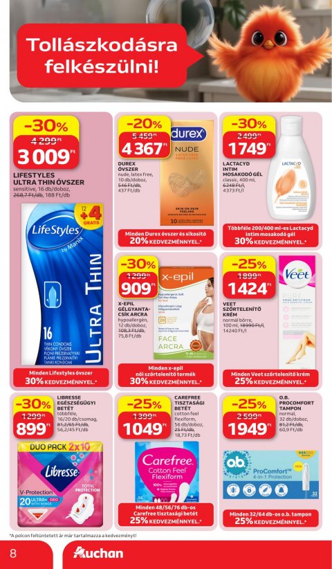 AUCHAN Hipermarket Szépség akciós újság