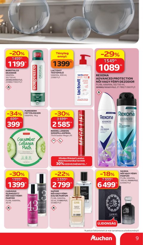 AUCHAN Hipermarket Szépség akciós újság