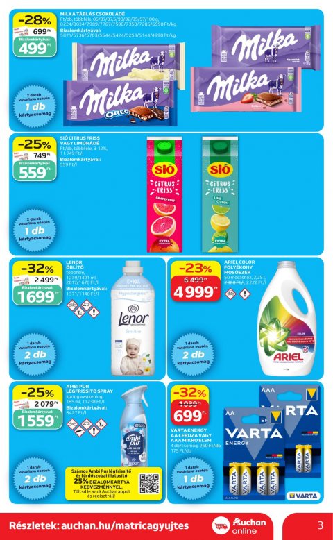 AUCHAN Szupermarket akciós újság