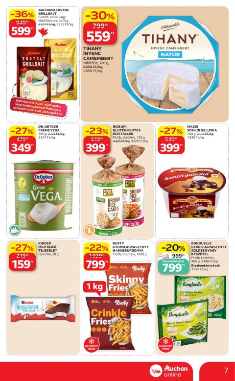 AUCHAN Szupermarket akciós újság