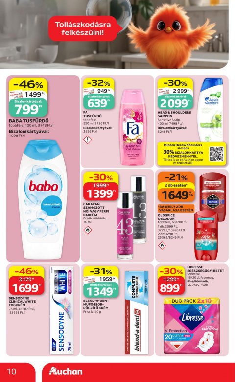AUCHAN Szupermarket akciós újság