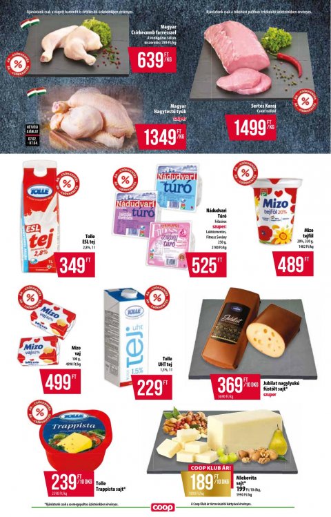 COOP Alföld akciós újság