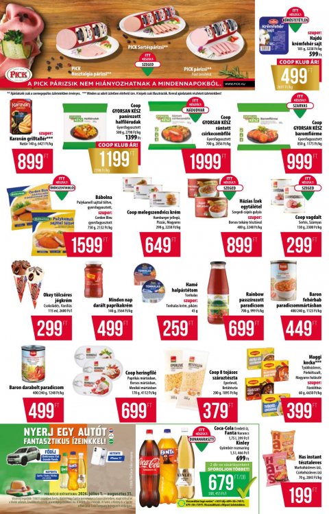 COOP Alföld akciós újság