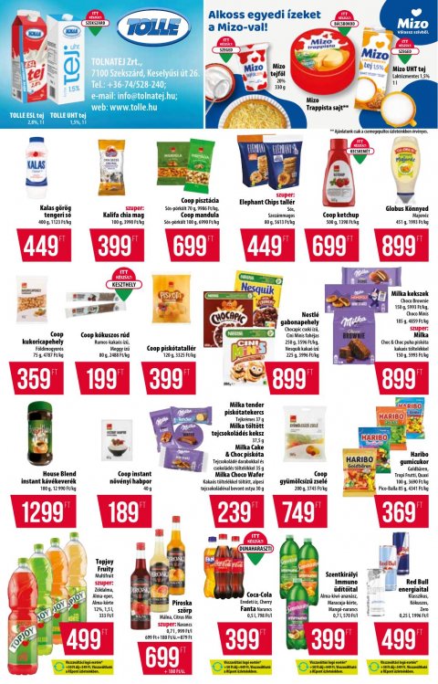 COOP Alföld akciós újság