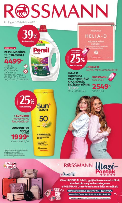 ROSSMANN akciós újság od 6. 7. 2026 do 17. 7. 2026