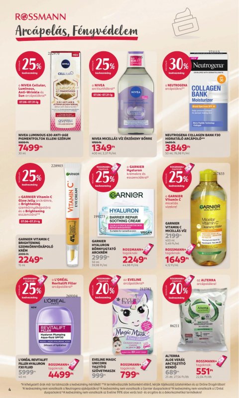 ROSSMANN akciós újság