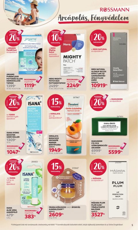 ROSSMANN akciós újság