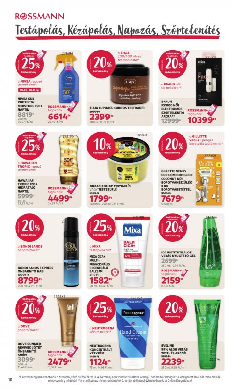 ROSSMANN akciós újság