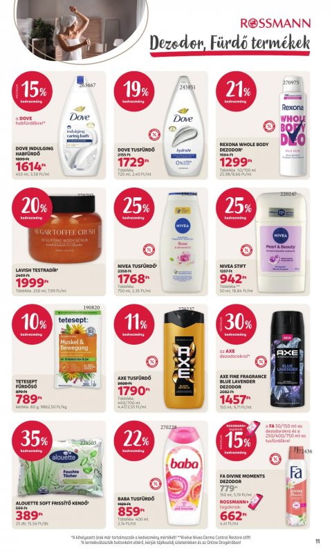 ROSSMANN akciós újság