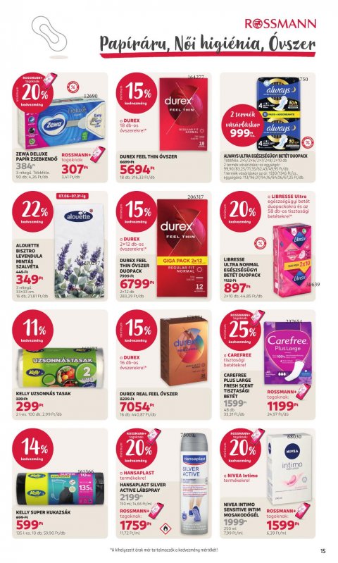 ROSSMANN akciós újság