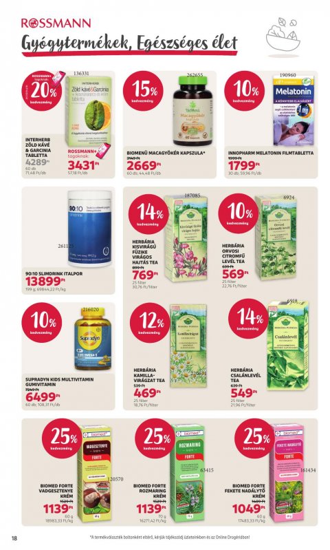 ROSSMANN akciós újság
