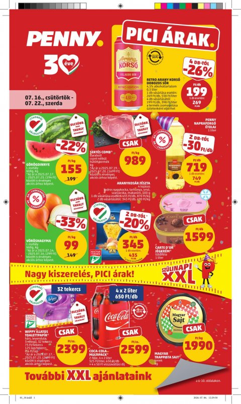 PENNY akciós újság od 16. 7. 2026 do 22. 7. 2026