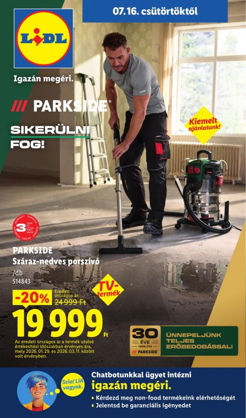 LIDL Nonfood akciós újság od 16. 7. 2026 do 16. 7. 2026