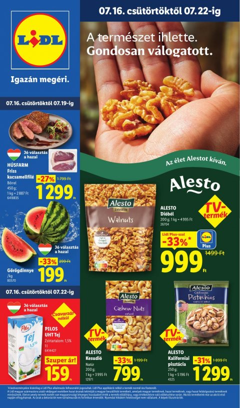 LIDL akciós újság od 16. 7. 2026 do 22. 7. 2026