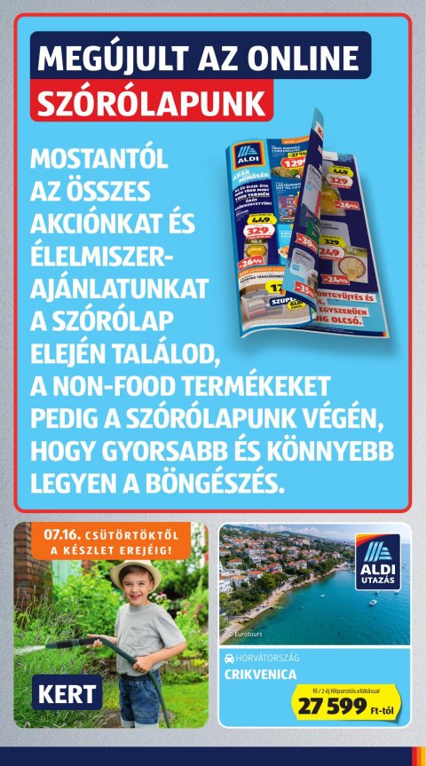 ALDI akciós újság