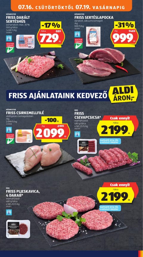 ALDI akciós újság